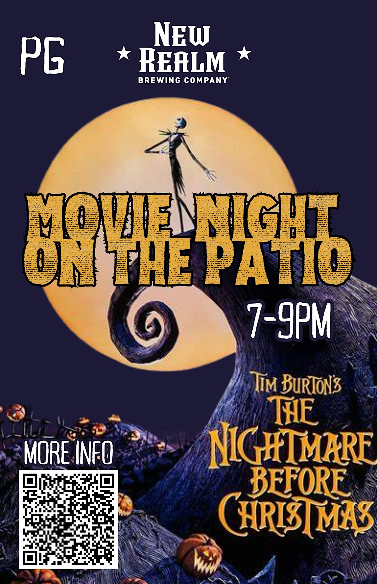 Movie Night on the Patio: The Nightmare Before Christmas