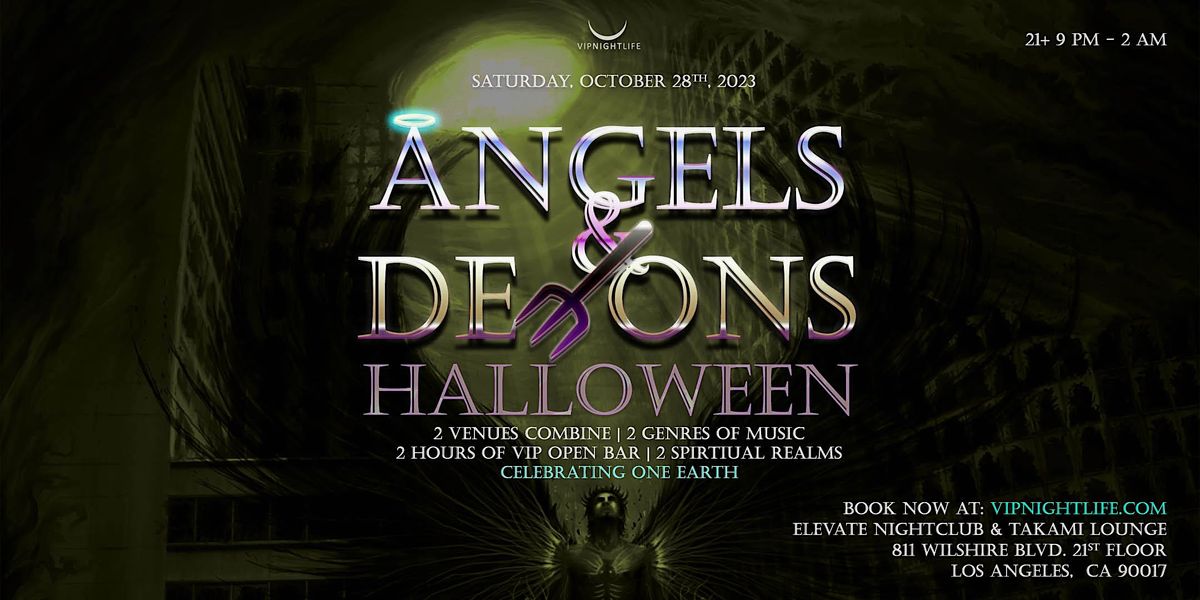 Los Angeles Halloween Party Angels & Demons Elevate Lounge, Los