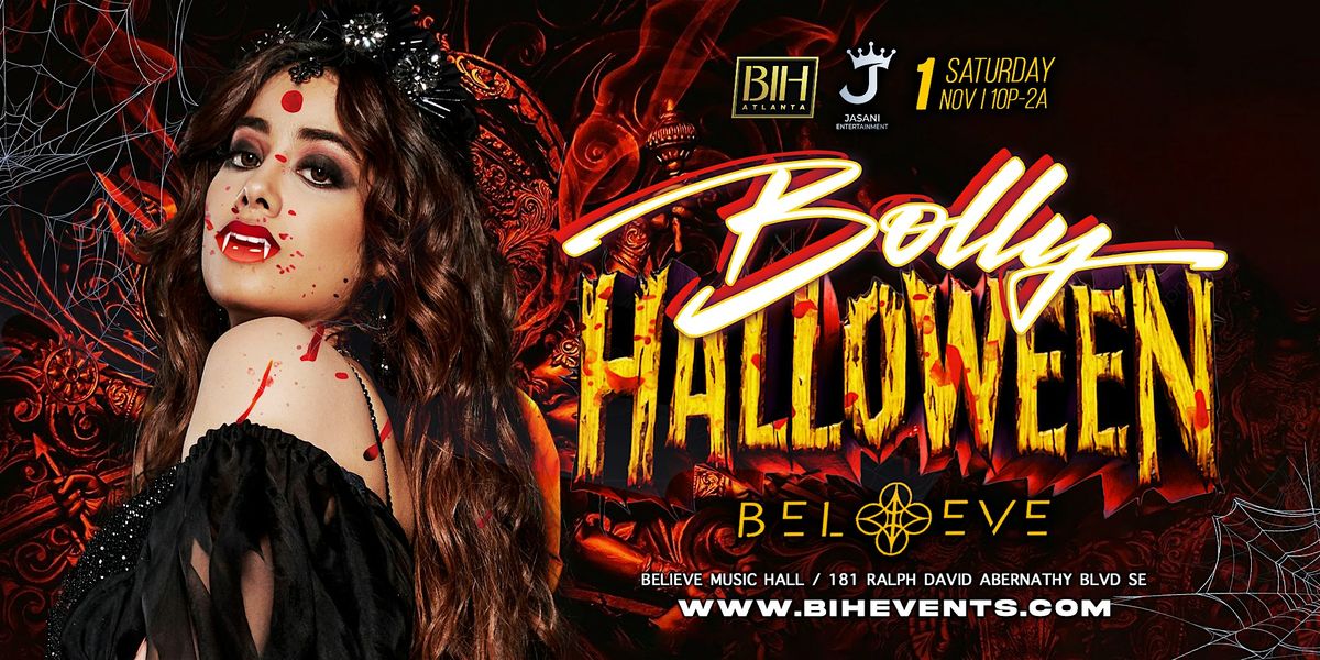 Bollyween: A Bollywood Halloween Party on Nov 1st @ Believe Hall in Atlanta