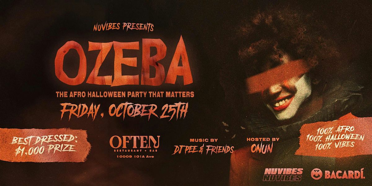 OZEBA - THE AFRO HALLOWEEN PARTY THAT MATTERS