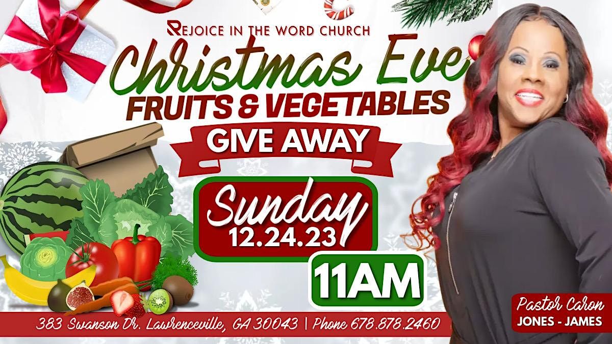 Christmas Fresh Produce Giveaway 383 Swanson Dr, Lawrenceville, GA
