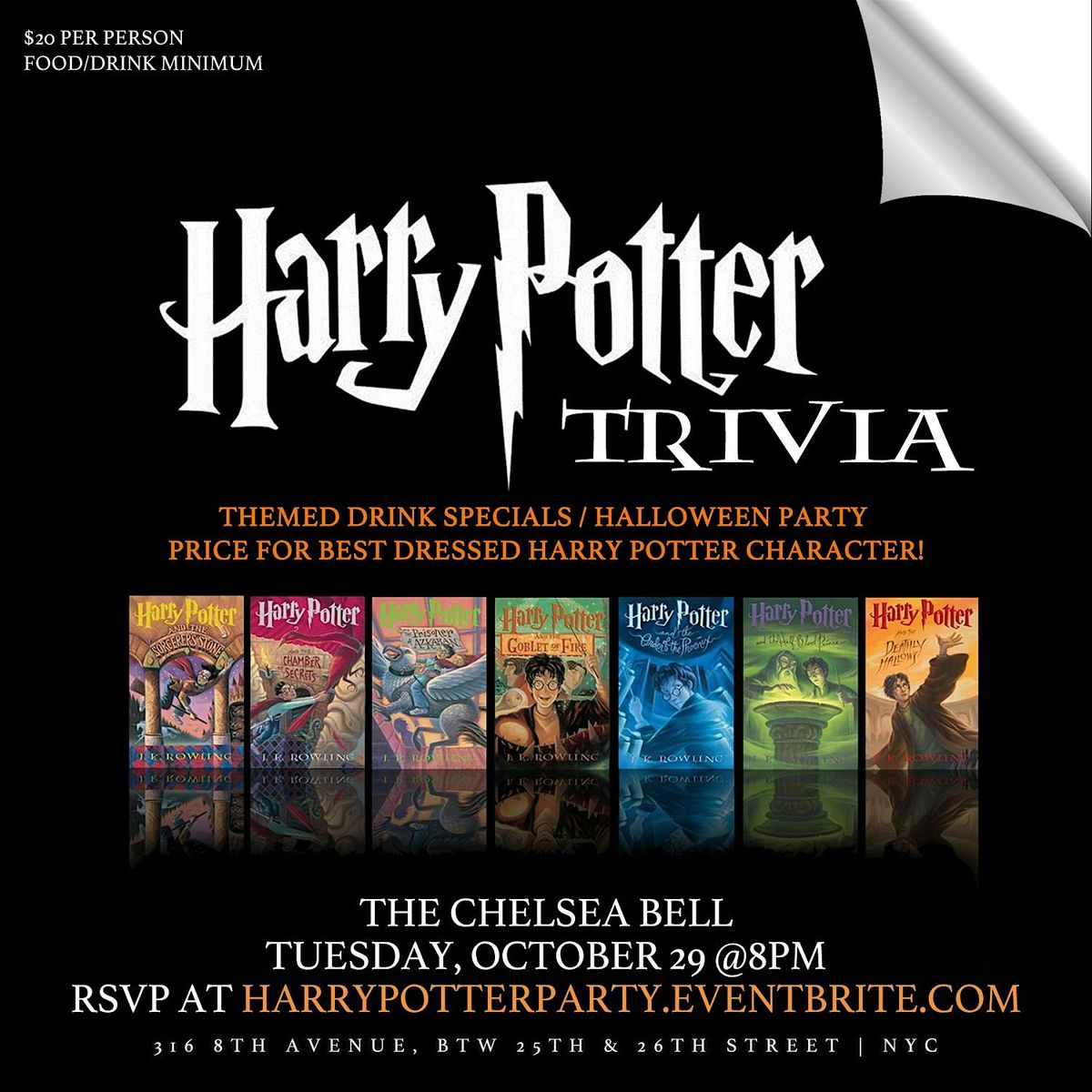 Harry Potter (Book) Trivia & Halloween Party