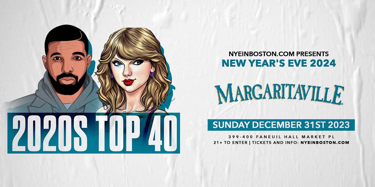 New Years Eve 2024 at Margaritaville Margaritaville Boston