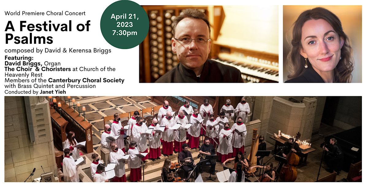A Festival of Psalms: Choral Concert featuring Organist David Briggs