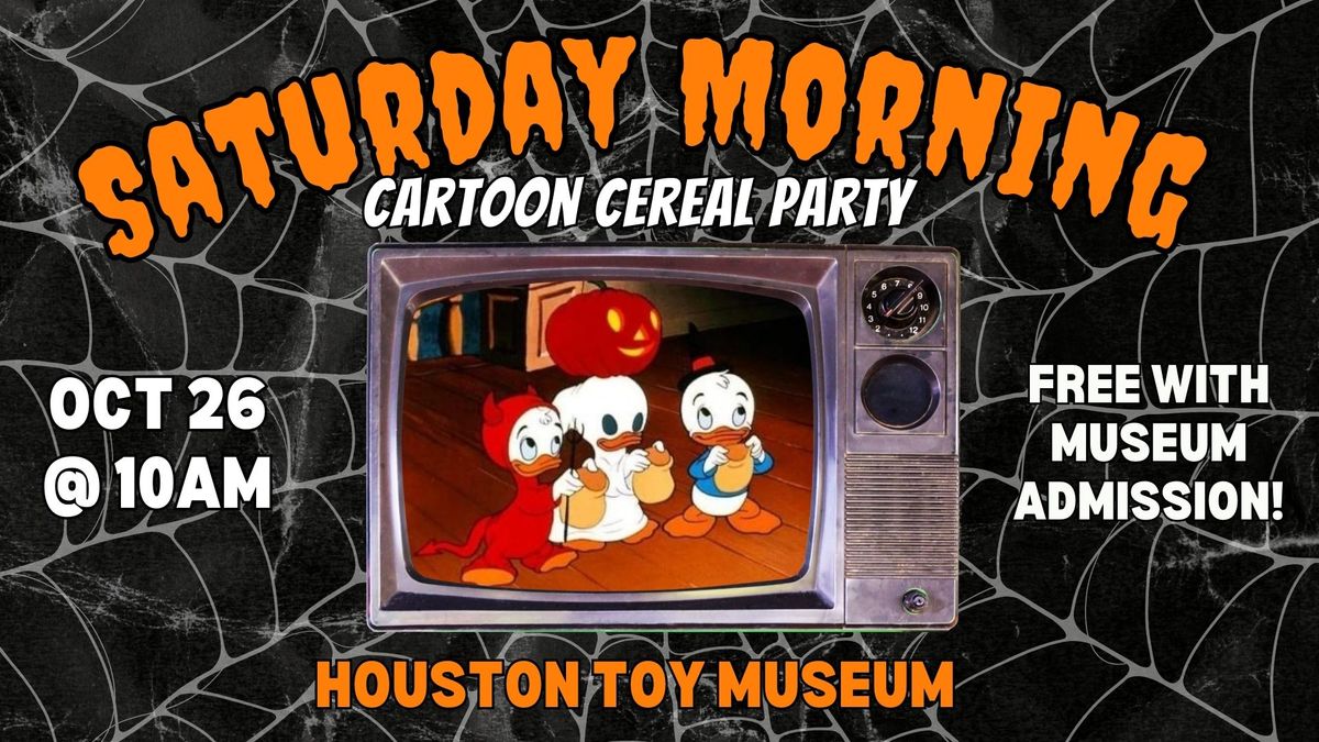 Saturday Morning Cartoon Cereal Party 