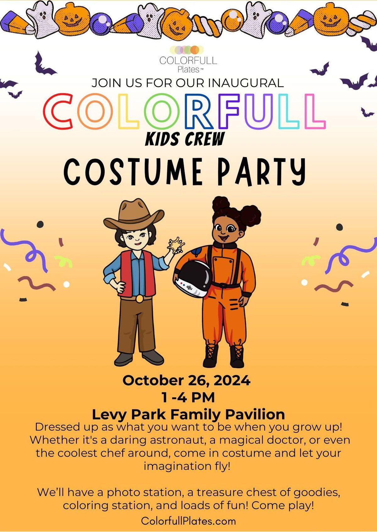 Colorfull Kids Costume Party!