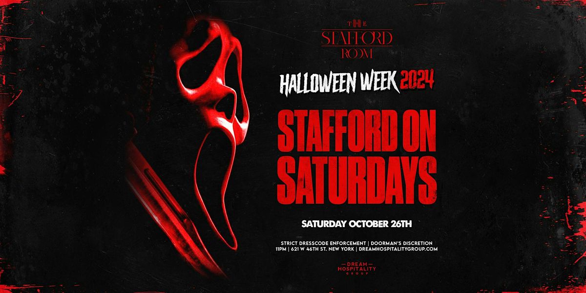 HALLOWEEN WEEK @ THE STAFFORD ROOM