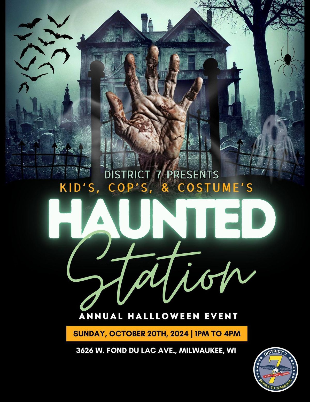 District 7 - Haunted Station Annual Halloween Event 