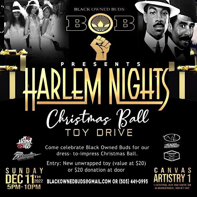 Harlem Nights Christmas Ball Toy Drive | Canvas Artistry, Albuquerque, NM |  December 11, 2022