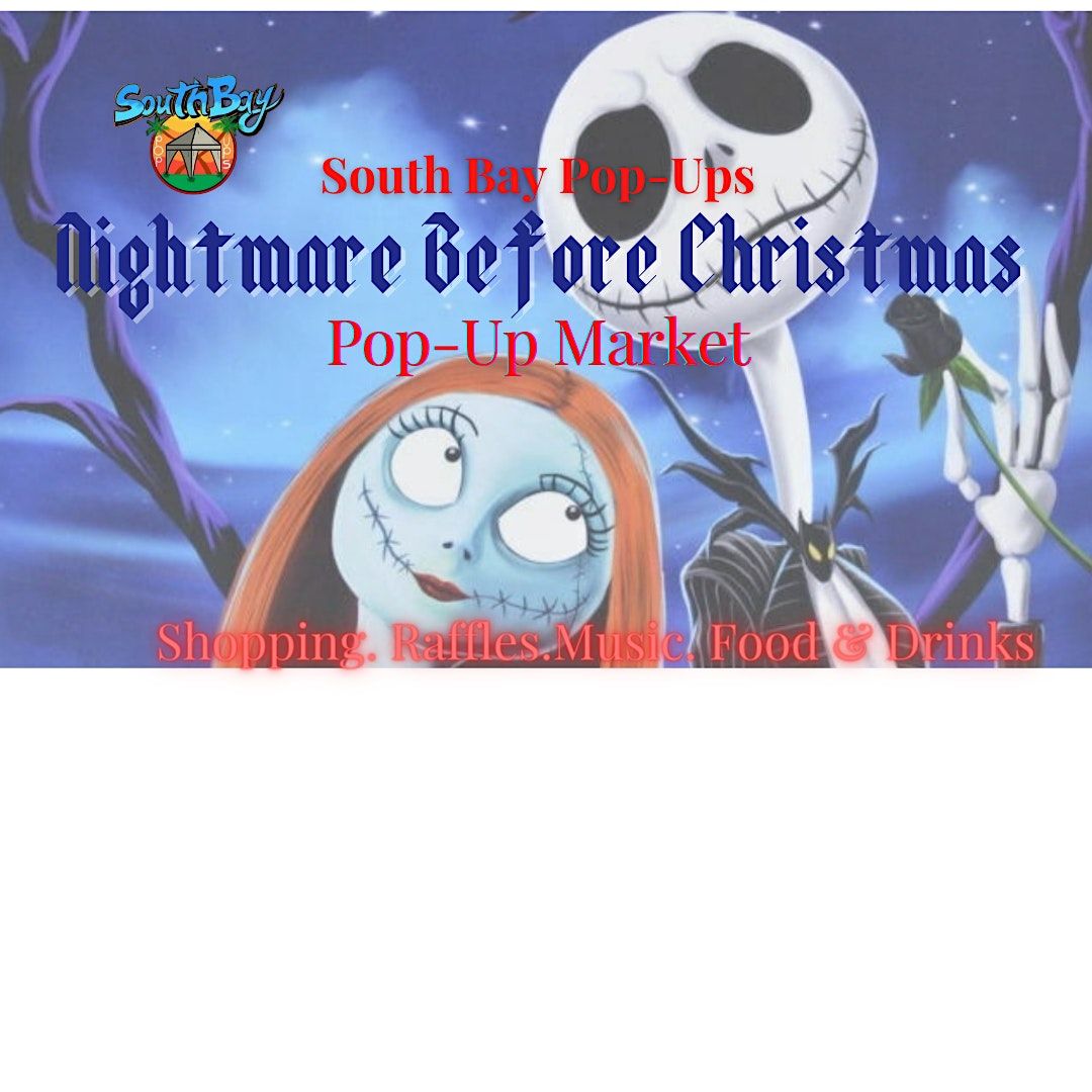 Nightmare Before Christmas Halloween Pop-up Market