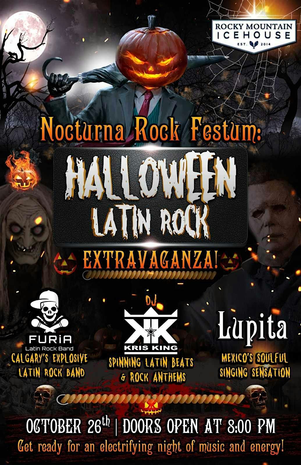 Nocturna Rock Festum: A Halloween Latin Rock Extravaganza!