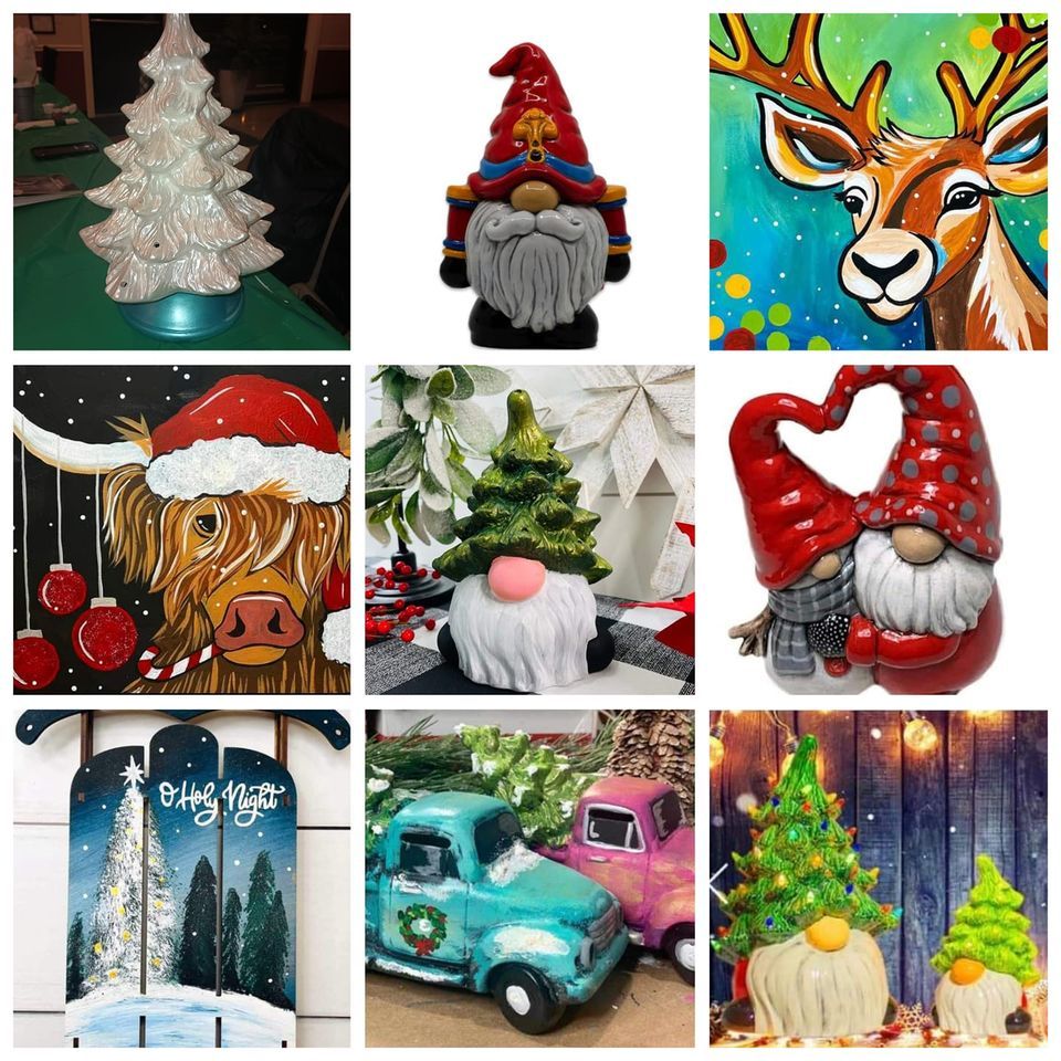 Brass Rail Christmas Paint Party Dec 8, 7930pm 308 Brass Rail