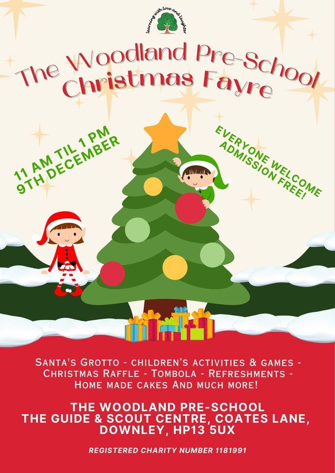 Woodlands Christmas Fair Guide and Scout Centre, Coates Lane, Downley