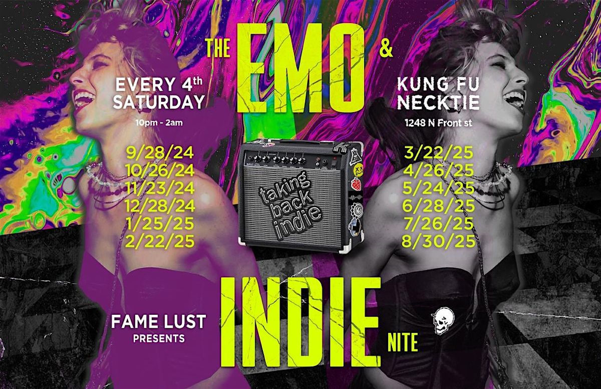 Taking Back Indie (the emo & indie nite) ~ $10 tix sold at door (no fees)