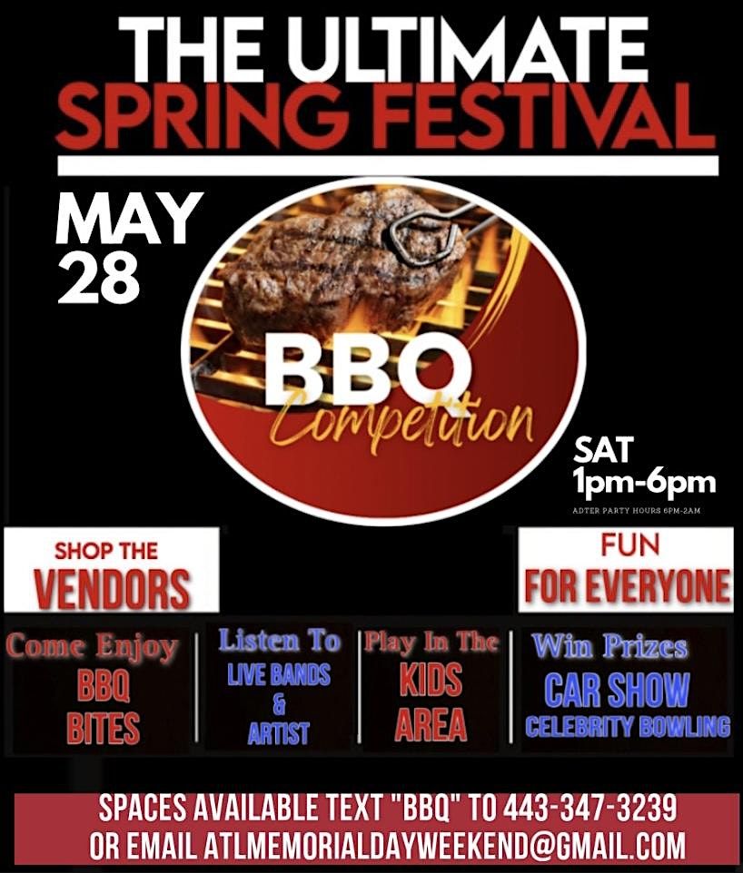 Memorial Day weekend Ultimate BBQ COMPETITION 5100 Goodson Connector