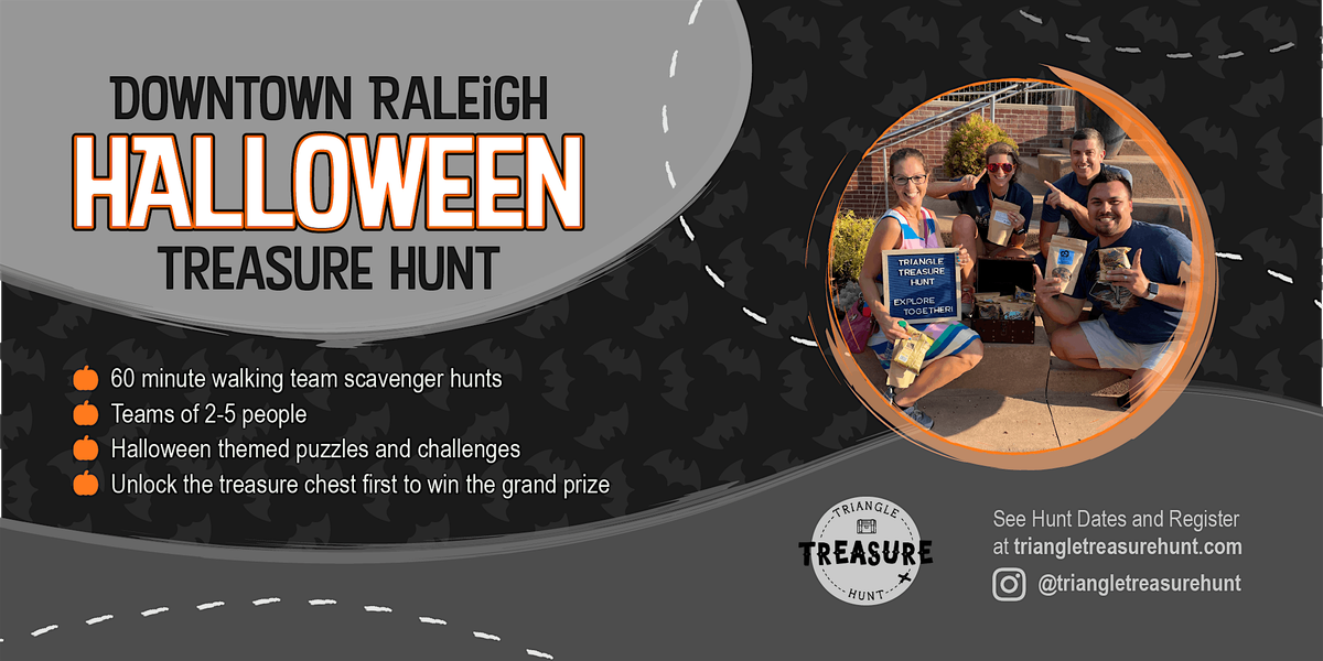 Downtown Raleigh Halloween Treasure Hunt - Walking Team Scavenger Hunt!