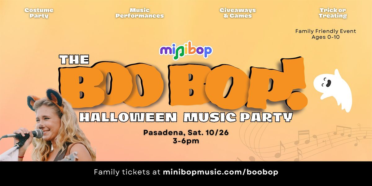 The Boo Bop! Halloween Music Party