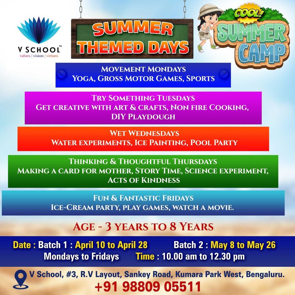 Coolest Summer Camp in Bangalore at V School!!!! VSchool A