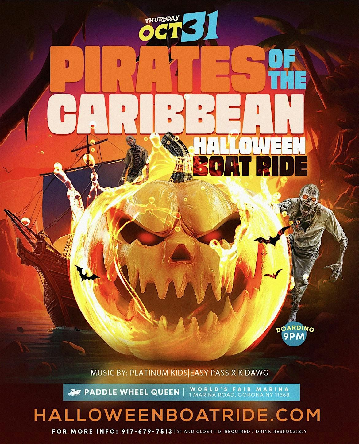 PIRATES OF THE CARIBBEAN (HALLOWEEN BOAT RIDE)