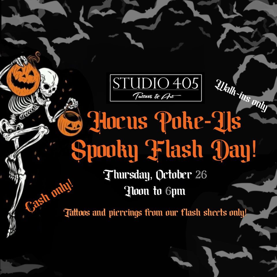 Halloween Hocus PokeUs Flash Special Studio 405 Tattoos & Art