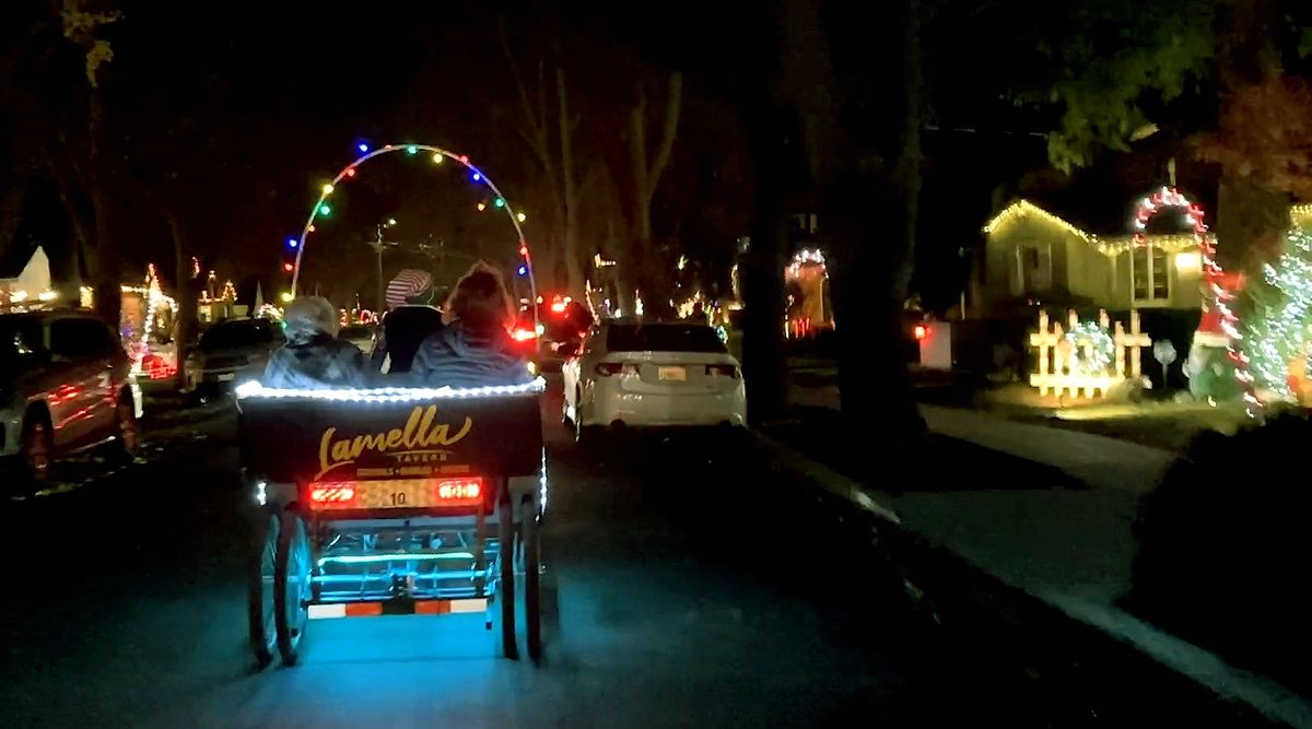 Willow Glen Christmas Lights Pedicab Tours Christmas Eve Willow