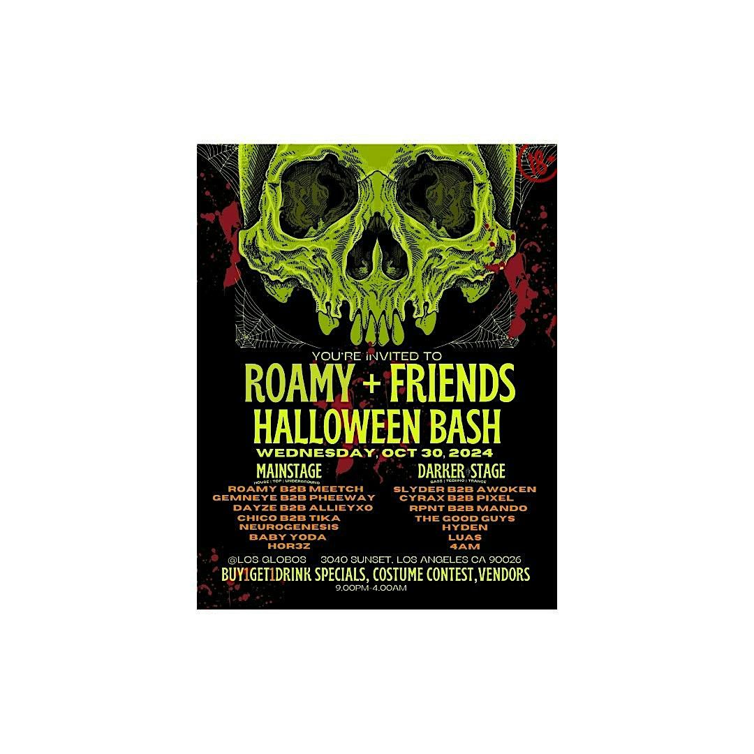 TNT PRESENTS ROAMY & FRIENDS HALLOWEEN BASH