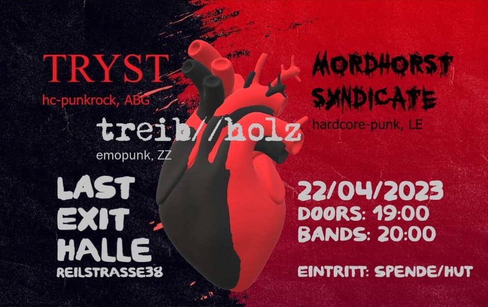 TrYst + Mordhorst Syndicate + treibholz \/\/@Last Exit, Halle