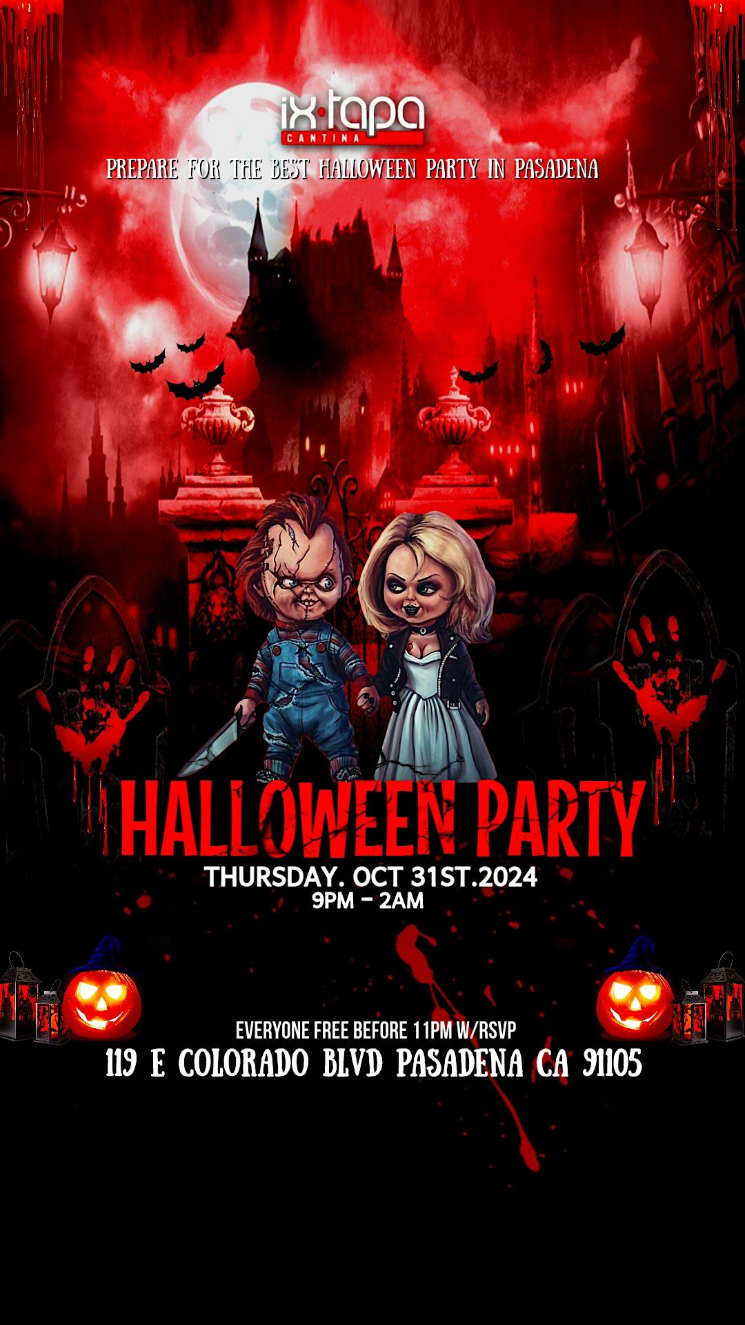 IXTAPA CANTINA  HALLOWEEN PARTY