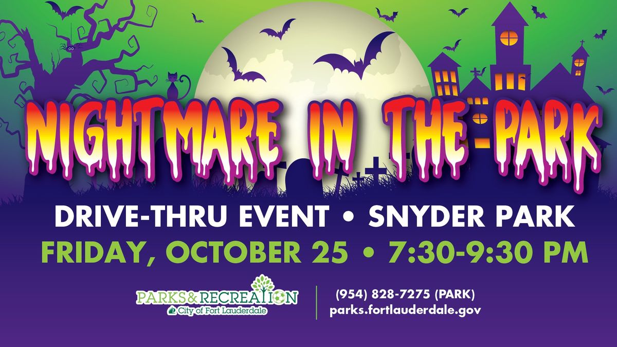 Nightmare in the Park - Drive-Thru Event