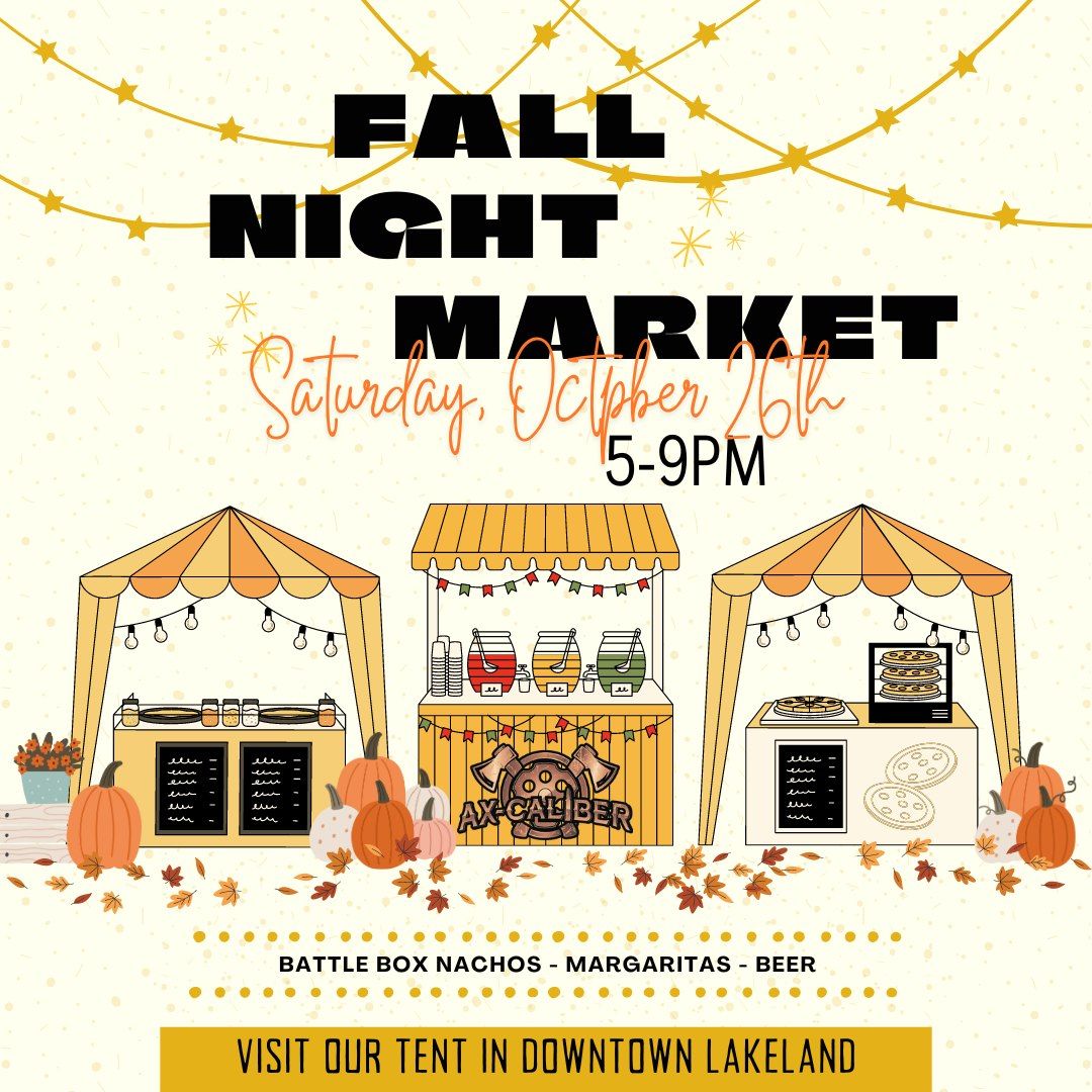 Fall Night Market - DownTown Lakeland