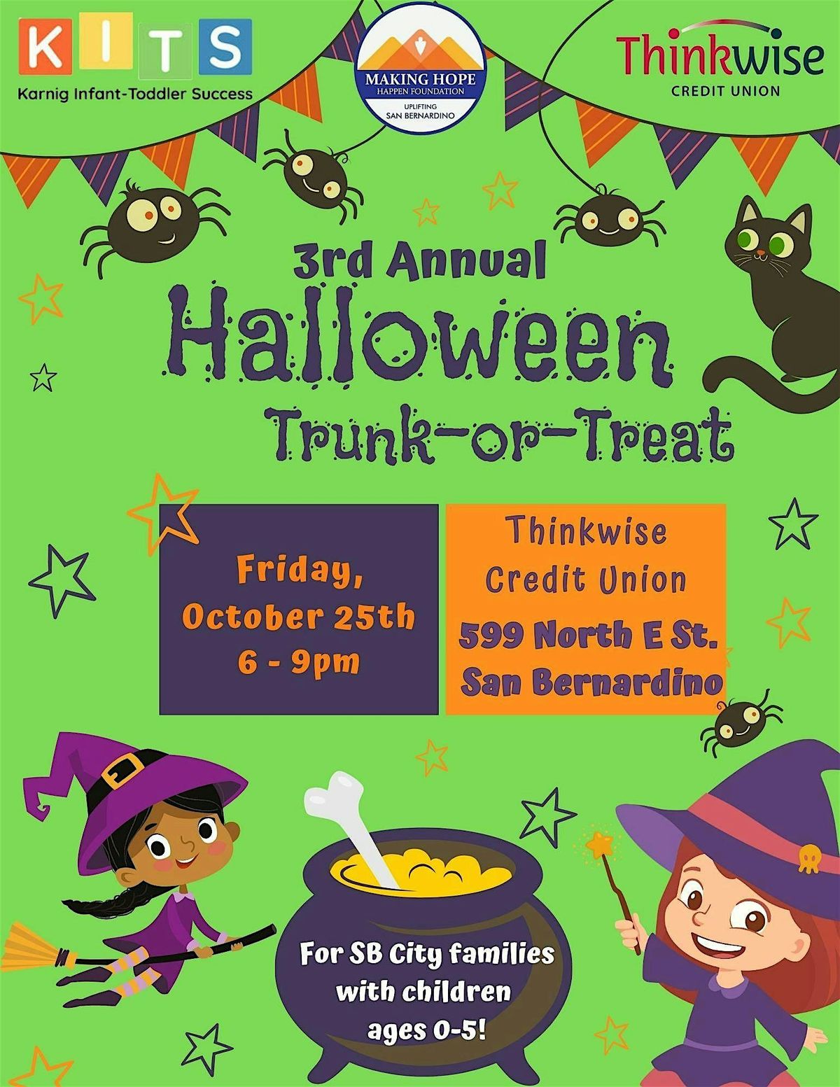 KITS Trunk-or-Treat: Ages 0-5!