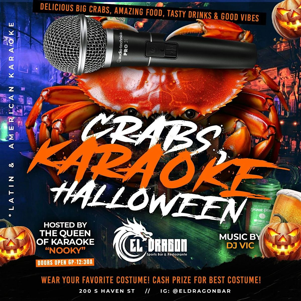 Karaoke, Crabs, & HALLOWEEN