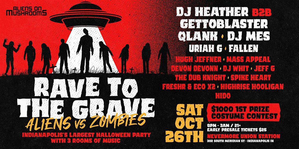 Rave to the Grave Aliens vs Zombies