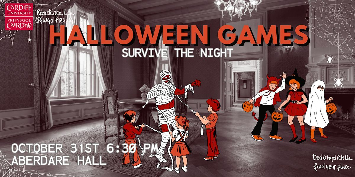 Survive The Night Halloween Games \u00a6 Goroesi'r Noson Gemau Calan Gaeaf