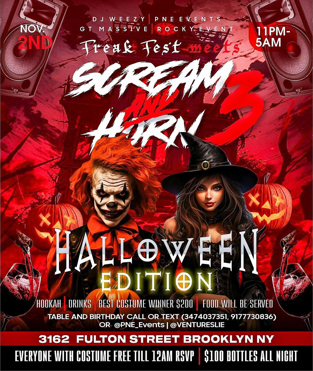 Freak Fest Meets Scream And Horn 3 \u203c\ufe0f