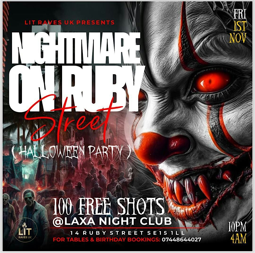 NIGHTMARE IN RUBY STREET - HALLOWEEN PARTY