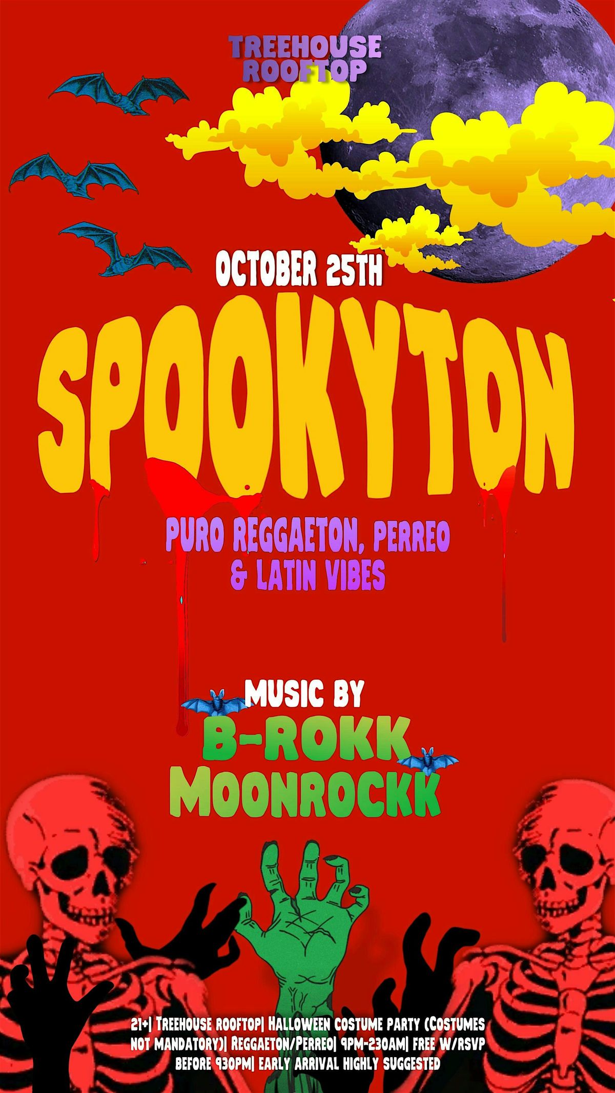 SPOOKYTON! REGGAETON AND PERREO HALLOWEEN PARTY!