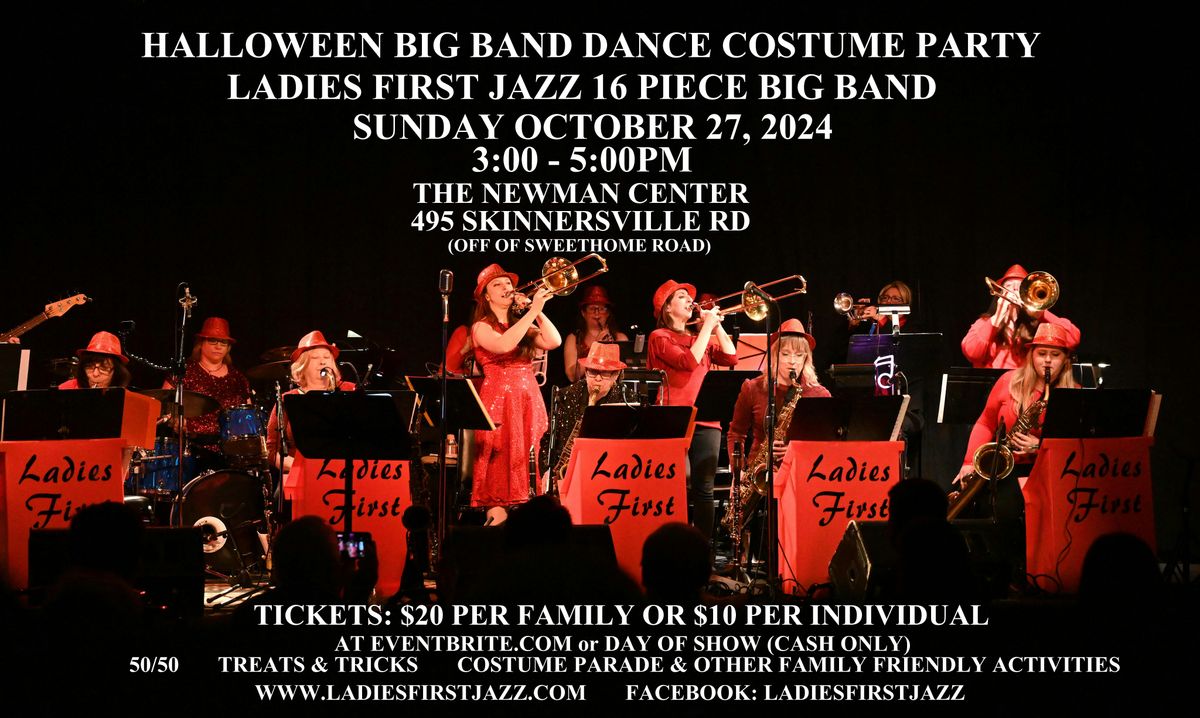 HALLOWEEN COSTUME BIG BAND DANCE   FAMILY FRIENDLY