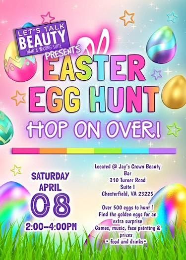 Let\u2019s Talk Beauty Easter Egg Hunt