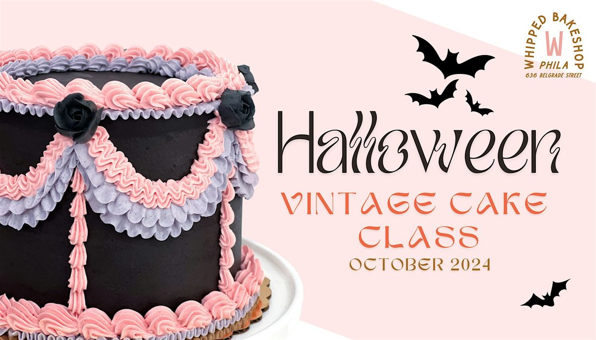 Vintage Halloween Cake Decorating Class