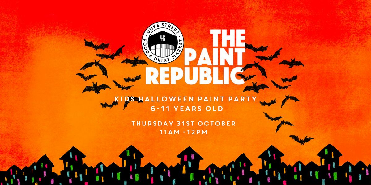 Kids Halloween Paint Party (6-11 Year Olds)