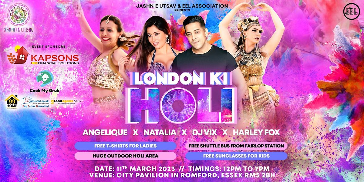 Fully Sold Out! London ki Holi Festival 2023! 