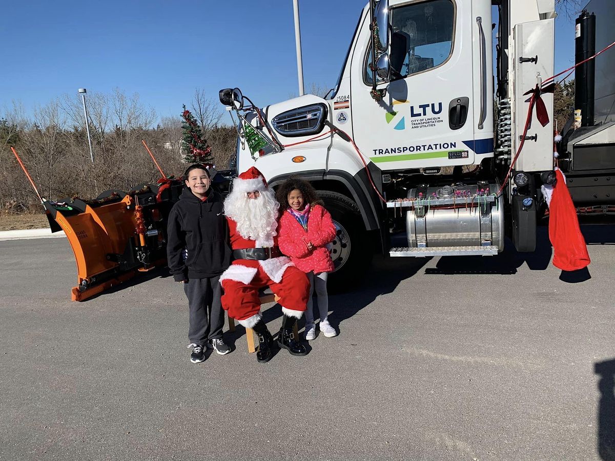 Snowplow Santa Visits Lincoln, Nebraska! See Description, Lincoln, NE
