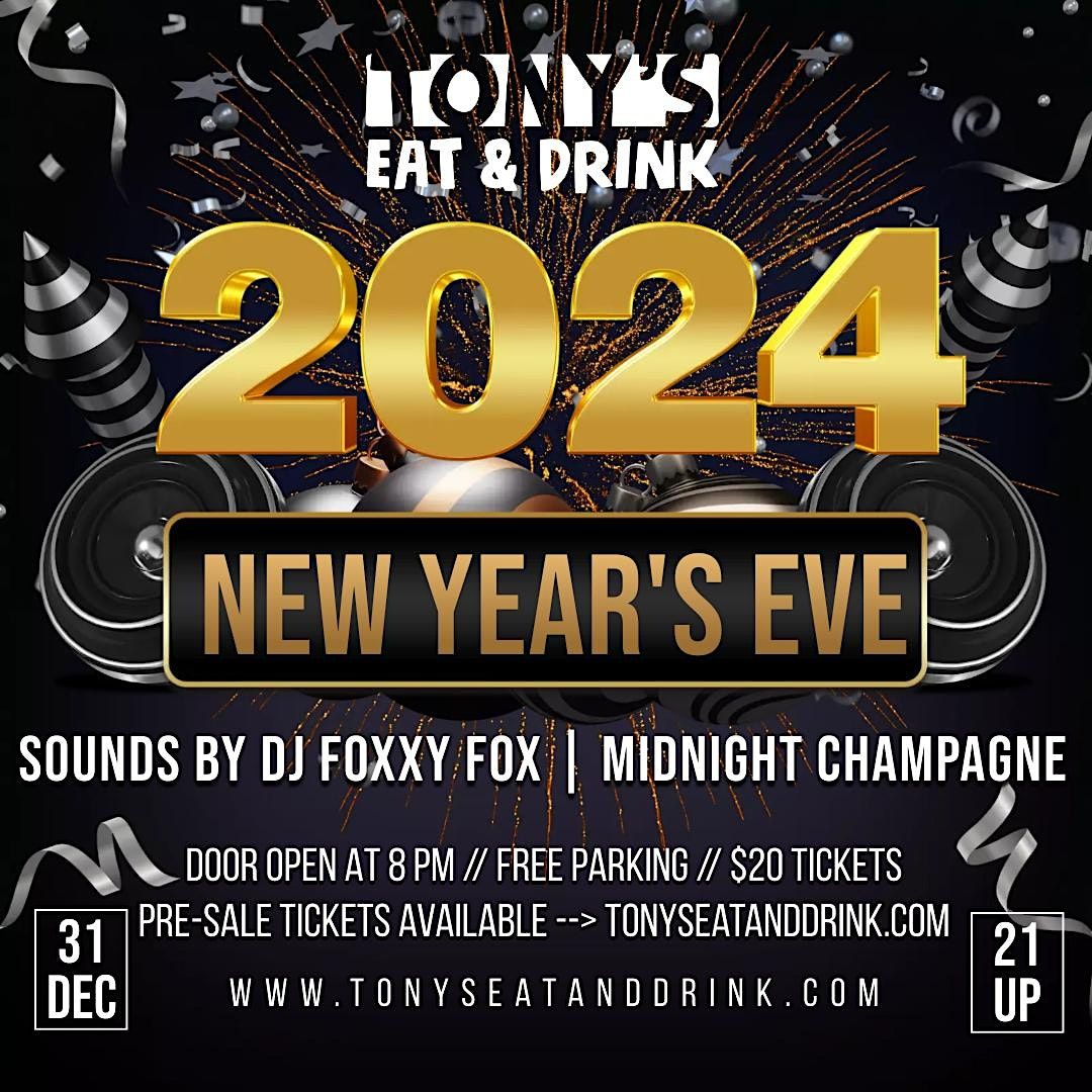 Tonys New Years Eve 2024 Tony's Eat & Drink, Franklin, TN December