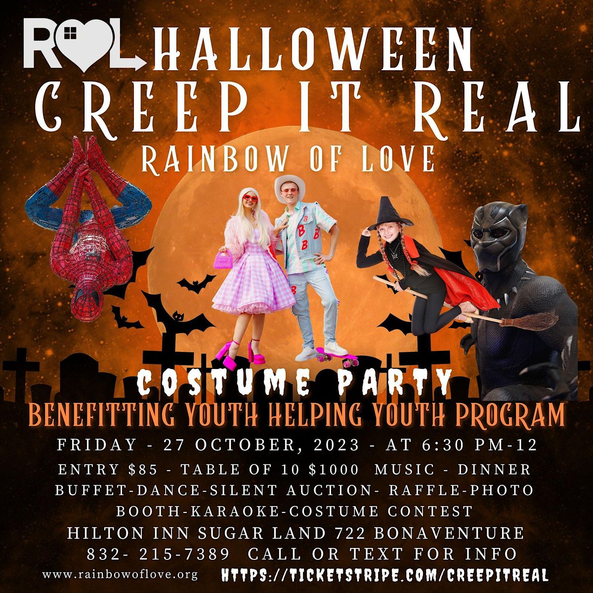 Creep it Real! Halloween party Hilton Garden Inn Houston/Sugar Land