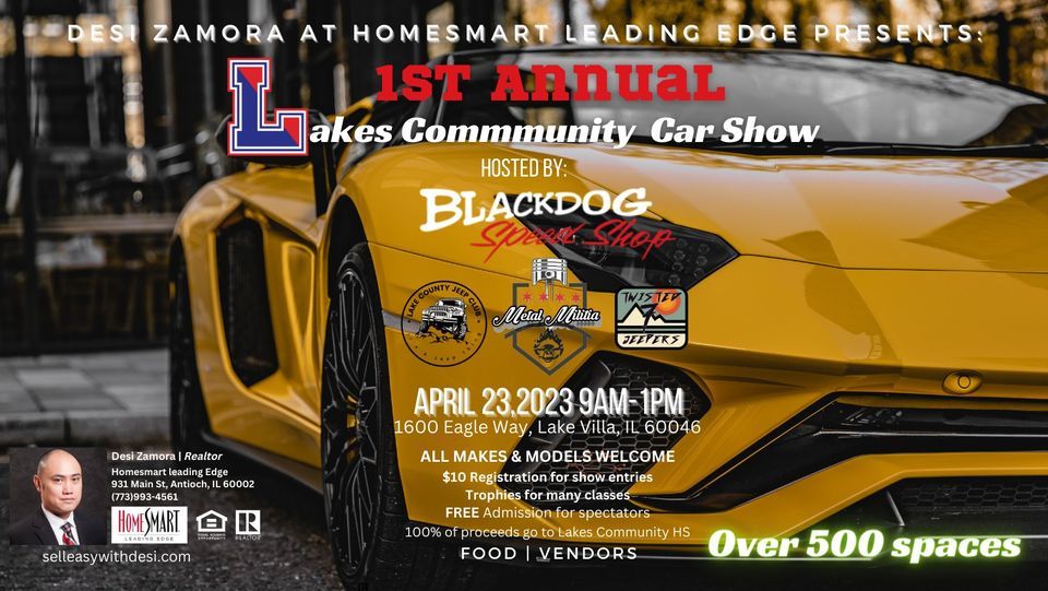 1st Annual Lakes Community Car Show