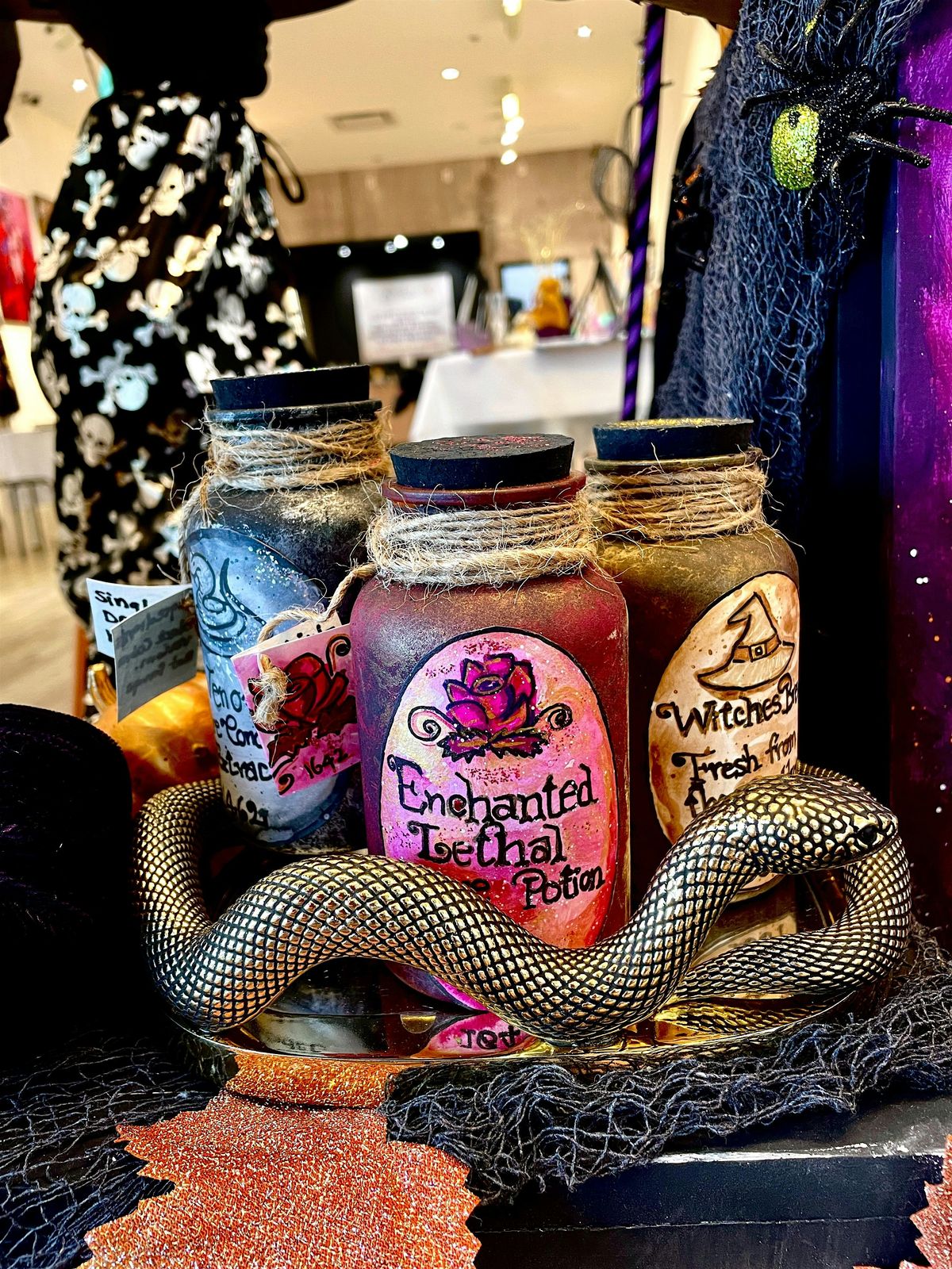 Spooktacular Crafts @ Mali's Art Studio - Magic Potion Bottles