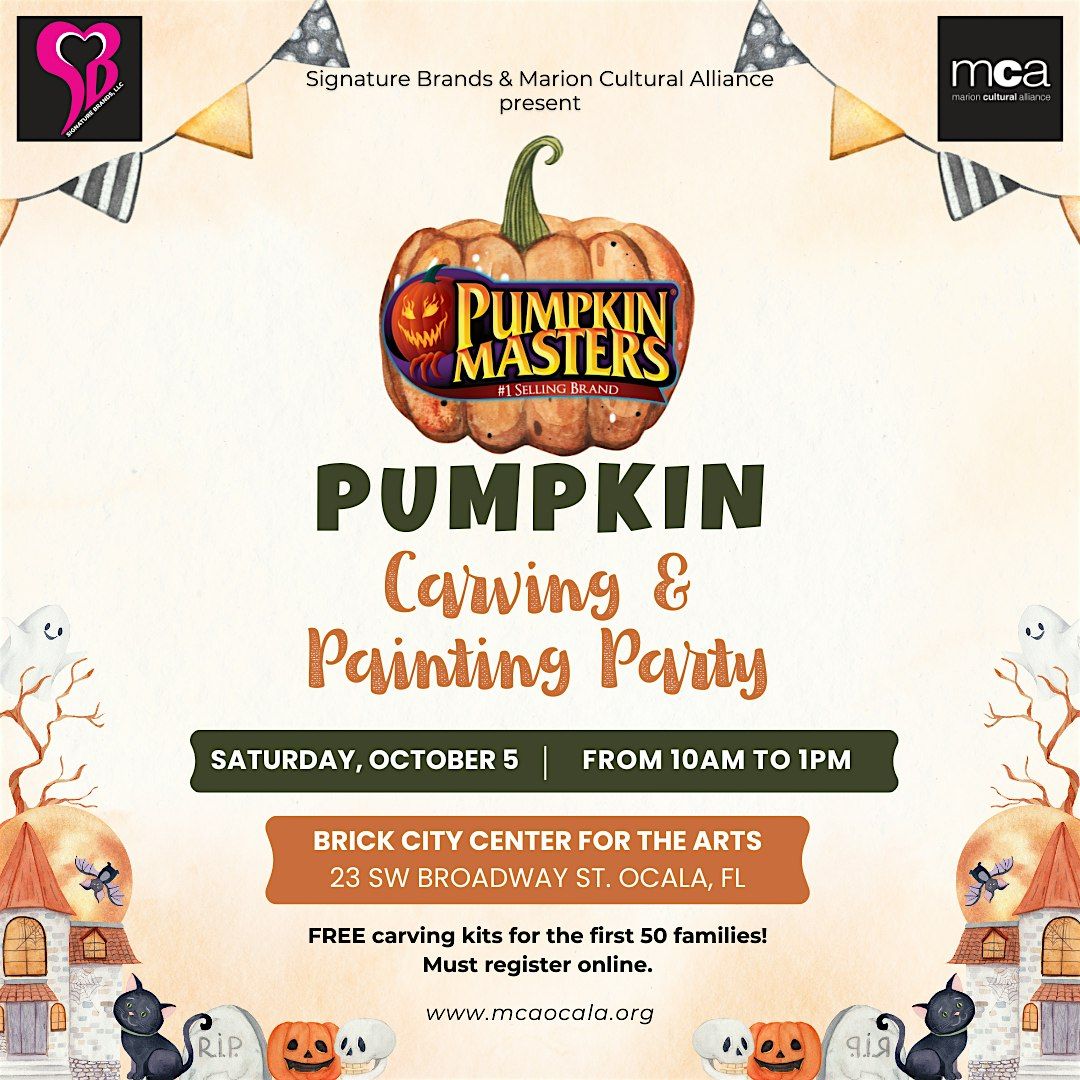 Pumpkin Masters Carving & Painting Party!