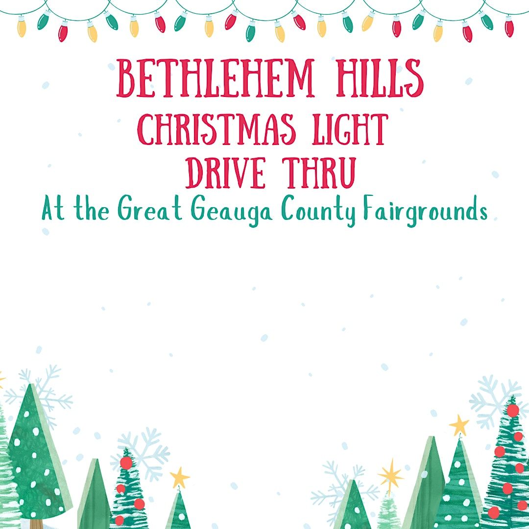 2023 Bethlehem Hills Christmas Light Drive Thru Geauga County