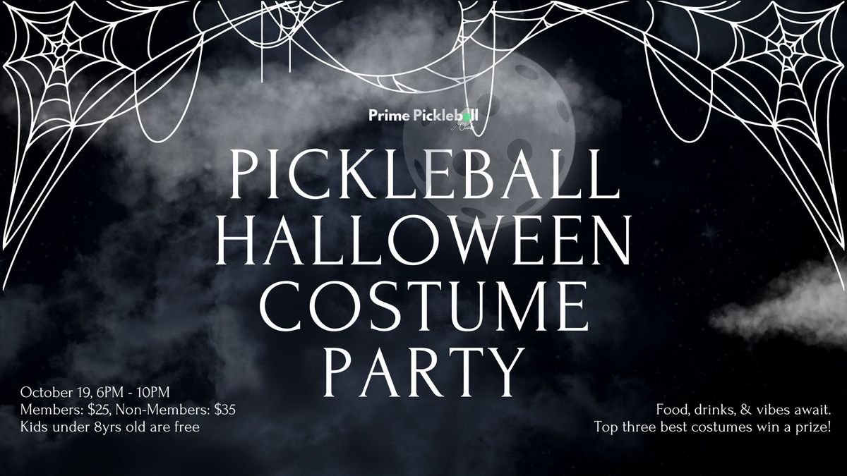 Pickleball Halloween Costume Party